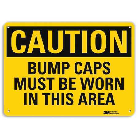 Caution Sign,10" W,7" H,0.040" Thick (1