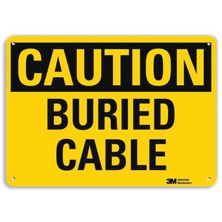 Caution Sign,10" W,7" H,0.040" Thick (1