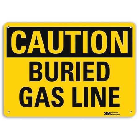 Caution Sign,10" W,7" H,0.040" Thick (1