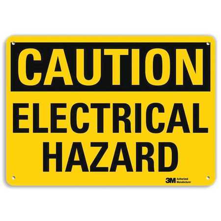 Caution Sign,10" W X 7" H,0.055" Thick (