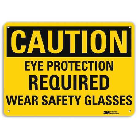 Caution Sign,10" W X 7" H,0.055" Thick (