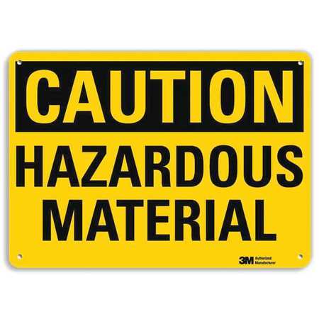 Caution Sign,10" W,7" H,0.040" Thick (1