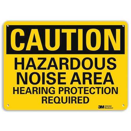 Caution Sign,10" W,7" H,0.040" Thick (1