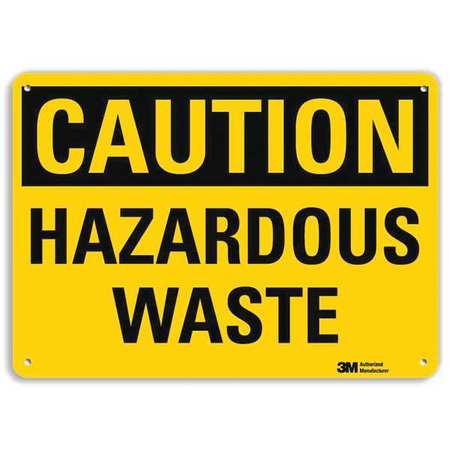 Caution Sign,10" W,7" H,0.040" Thick (1