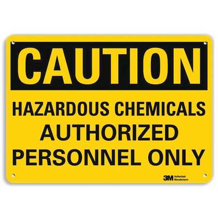 Caution Sign,10" W X 7" H,0.055" Thick (