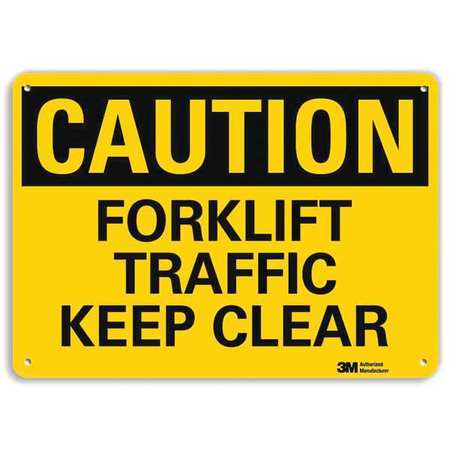 Caution Sign,10" W,7" H,0.040" Thick (1