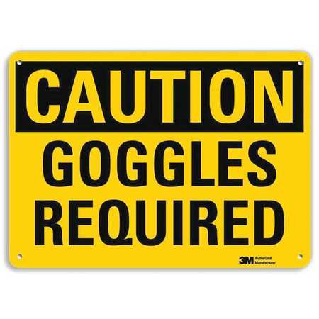 Caution Sign,10" W,7" H,0.040" Thick (1