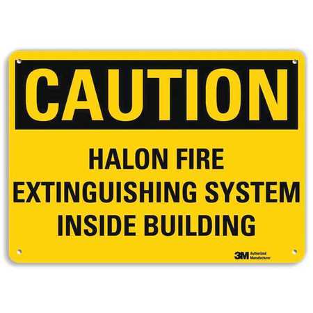 Caution Sign,10" W,7" H,0.040" Thick (1