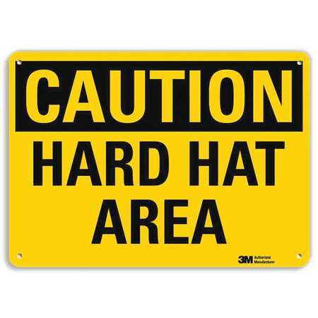 Caution Sign,10" W,7" H,0.040" Thick (1