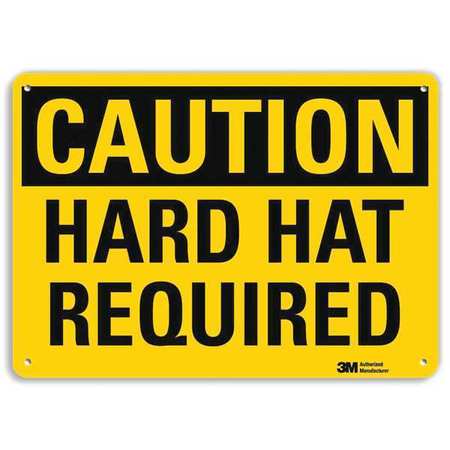 Caution Sign,10" W,7" H,0.040" Thick (1