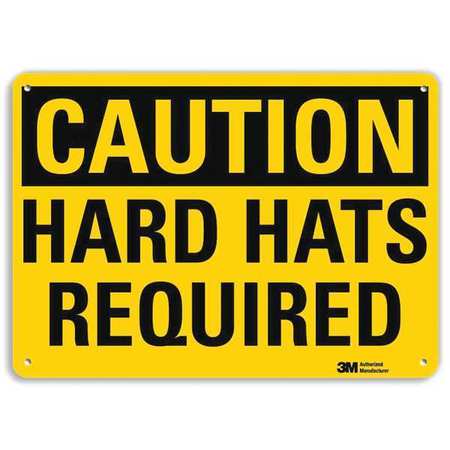 Caution Sign,10" W,7" H,0.040" Thick (1