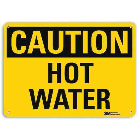 Caution Sign,10" W,7" H,0.040" Thick (1