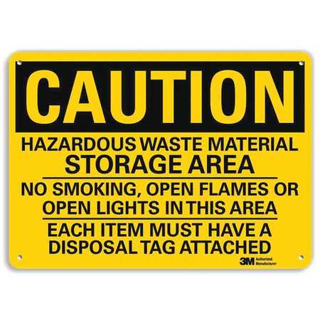 Caution Sign,10" W,7" H,0.040" Thick (1