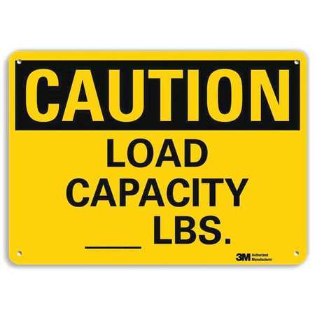 Caution Sign,10" W,7" H,0.040" Thick (1