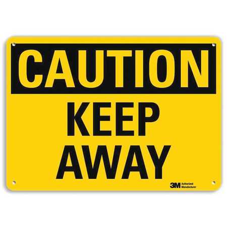 Caution Sign,10" W,7" H,0.040" Thickness