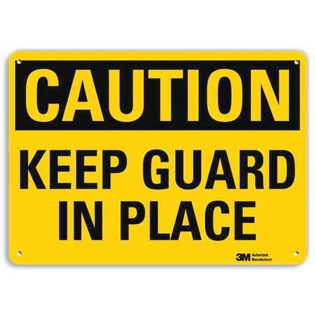 Caution Sign,10" W X 7" H,0.055" Thick (