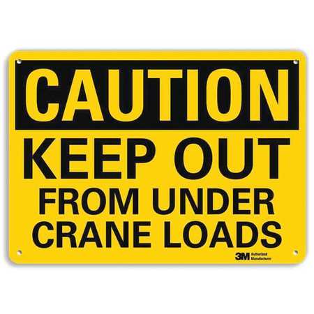 Caution Sign,10" W,7" H,0.040" Thickness