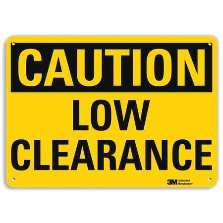 Caution Sign,10" W,7" H,0.040" Thick (1