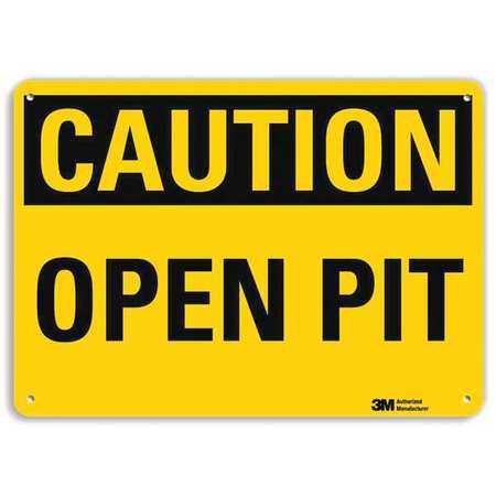 Caution Sign,10" W,7" H,0.040" Thick (1