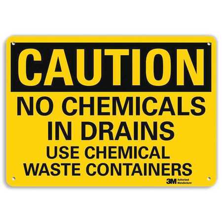 Caution Sign,10" W,7" H,0.040" Thick (1