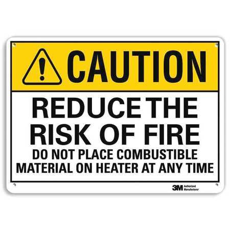 Caution Sign,10" W,7" H,0.040" Thick (1