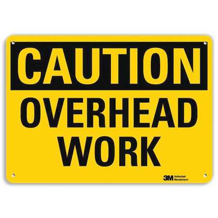 Caution Sign,10" W,7" H,0.040" Thick (1