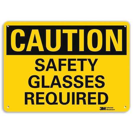 Caution Sign,10" W,7" H,0.040" Thick (1