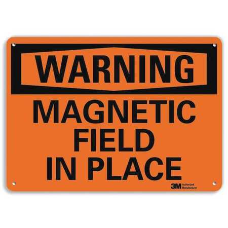 Warning Sign,magnetic Field,text,10 In H