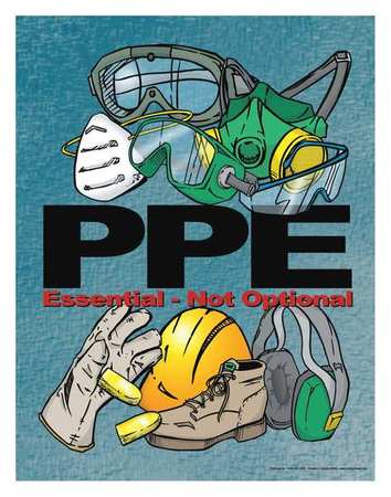 Safety Pstr,ppe Essential Not Optial,eng