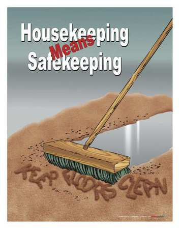 Safety Poster,housekeeping Means,eng (1