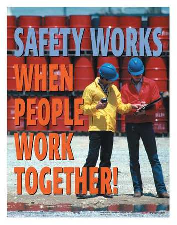 Safety Poster,safety Works When,eng (1 U