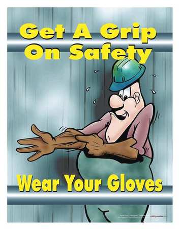 Safety Poster,get A Grip On Safety,eng (