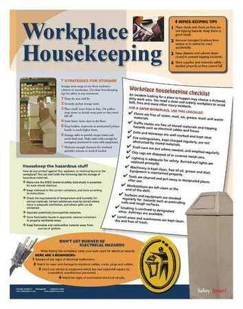 Safety Poster,workplace Housekeeping,eng