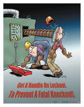 Safety Poster,get A Handle On Lockout,en