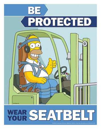 Smpsns Safety Pstr,be Protected Wear,eng