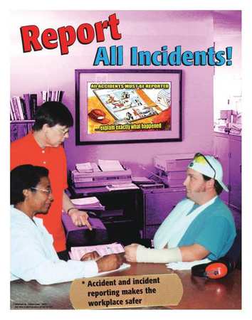 Safety Poster,report All Incidents,eng (