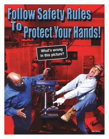 Safety Poster,follow Safety Rules,eng (1