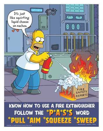 Simpsons Safety Poster,know How To,eng (