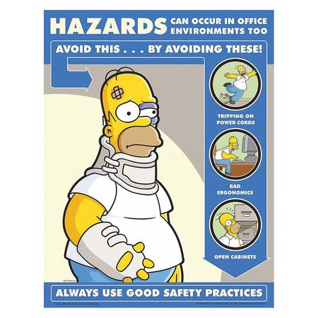 Simpsons Safety Pstr,hazards Can,eng (1