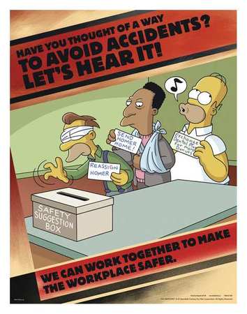 Simpsons Safety Pstr,have You Thought,en