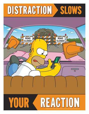 Simpsons Safety Poster,distraction,eng (