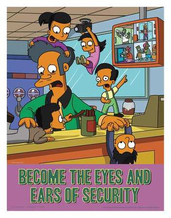 Simpsons Safety Pstr,become The Eyes,eng