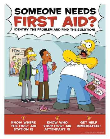 Simpsons Safety Pstr,some Needs First,en