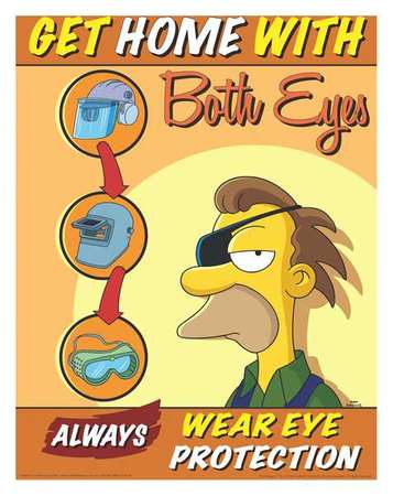 Simpsons Safety Poster,get Home,eng (1 U