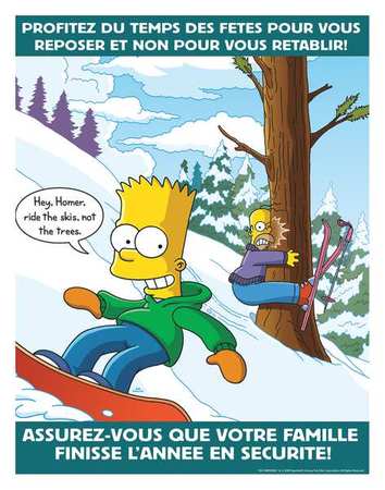 Simpsons Safety Poster,temp Des Fetes,fr