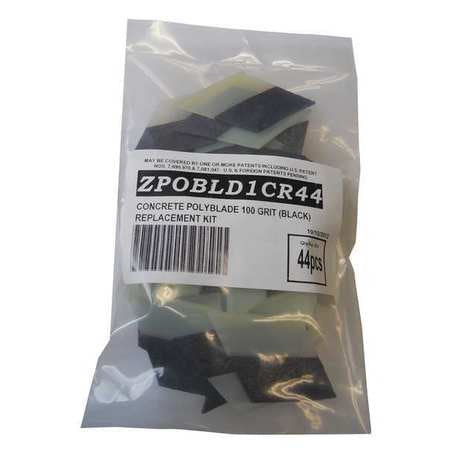 Polishing Replacement Kit,6in,black,pk44