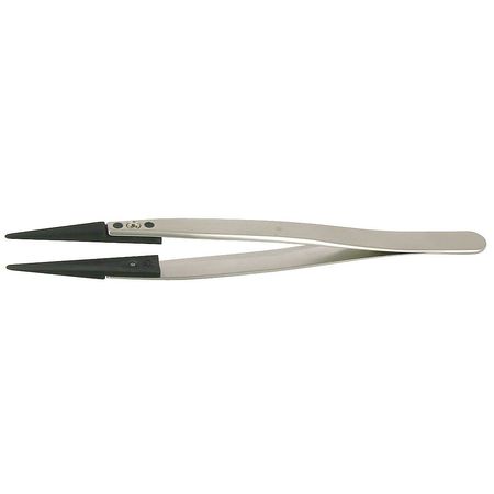 Tweezers,5in,flat, Round (1 Units In Ea)