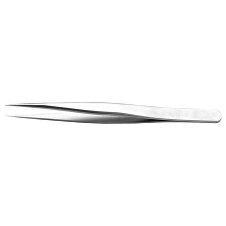 Tweezers,high Precision,3-1/2in,fine (1