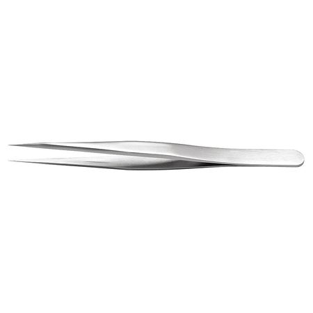 Tweezers,high Precision,4-1/4in,fine (1