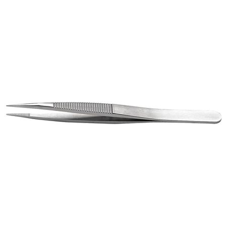 Tweezers,hgh Precision,4-3/4in,serrated